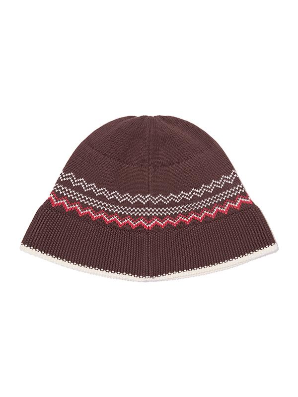 KIRSH Strickmütze mit Kirschhasenmotiv [Braun]