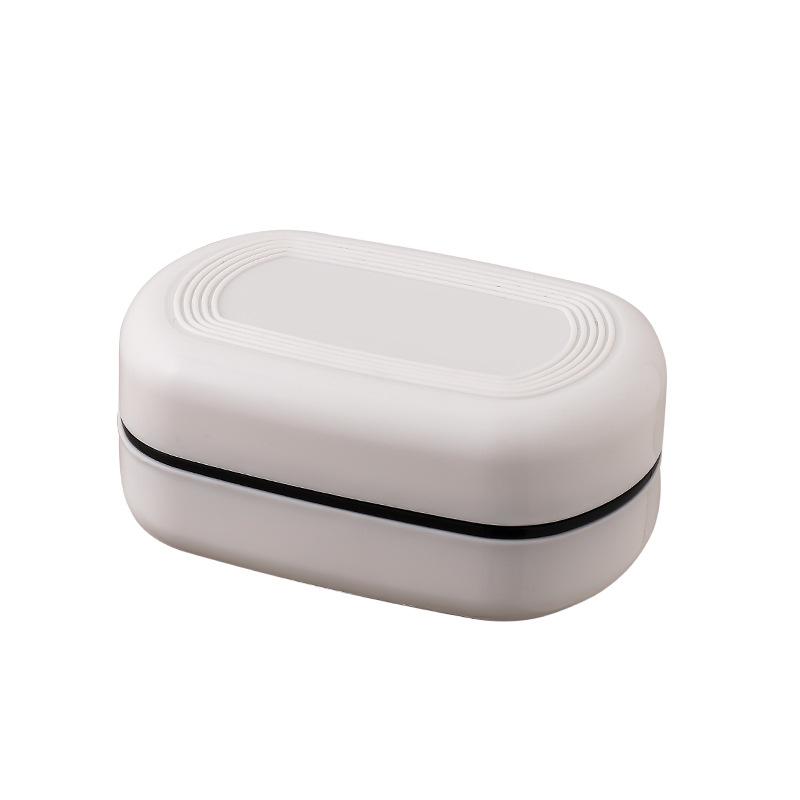 

1Pc 2-Layer Soap Box Container W/ Lid Travel Soap Holder Durable Soap Case Strong Sealing Organizer Bathroom Storage Accessories