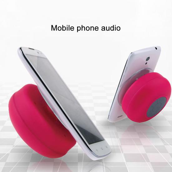 Mini Waterproof Suction Wireless Bluetooth-compatible Speaker Cup Bathroom Music Player