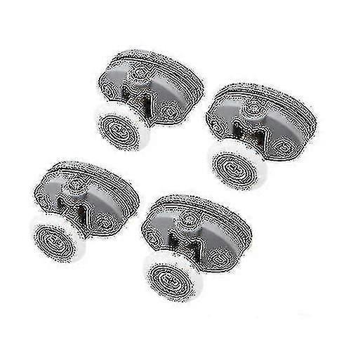 Nylon Single Pop Up Pulley Runner Wheel Shower Cabin Sliding Glass Door Rollers 8pcs-25mm
