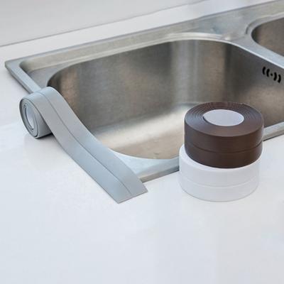 3,2 M Einfarbig Feuchtigkeit-beweis Caulk Streifen Band Klebrigkeit PVC Selbst Klebe Abdichtung