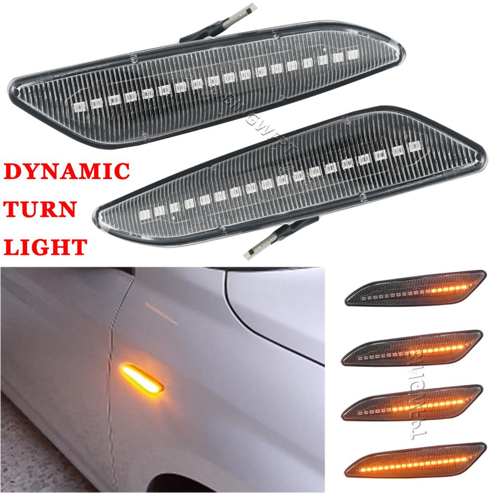 LED Dynamic Blinker Side Marker Turn Signal Lights Lamp Accessories For Alfa Romeo 147 156 Fiat Egea Tipo Lancia Delta Ypsilon 3