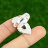 Natural African Amethyst 925 Silver Promise Flower Adjustable Ring For Girls