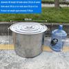 Jingdu Star Stainless Steel Thickened Round Bucket
