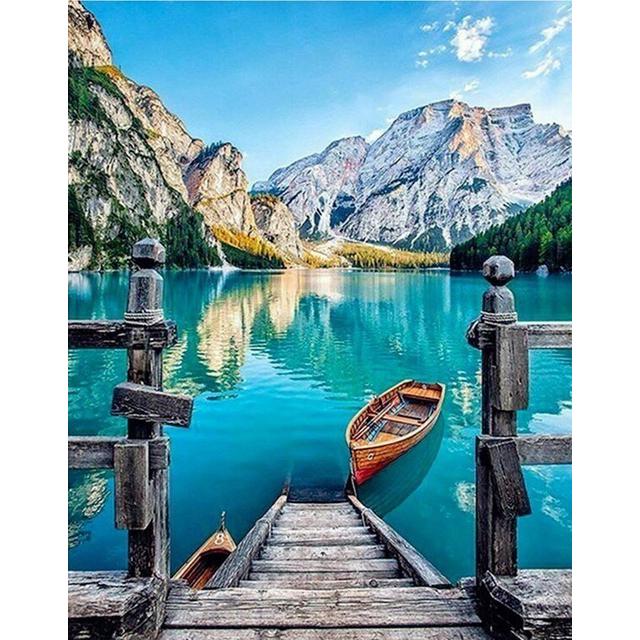 5D DIY Diamond Painting Landscape Full Square/Round Drill Beautiful Scenery Diamond Embroidery Cross Stitch Kits Home Decor Gift