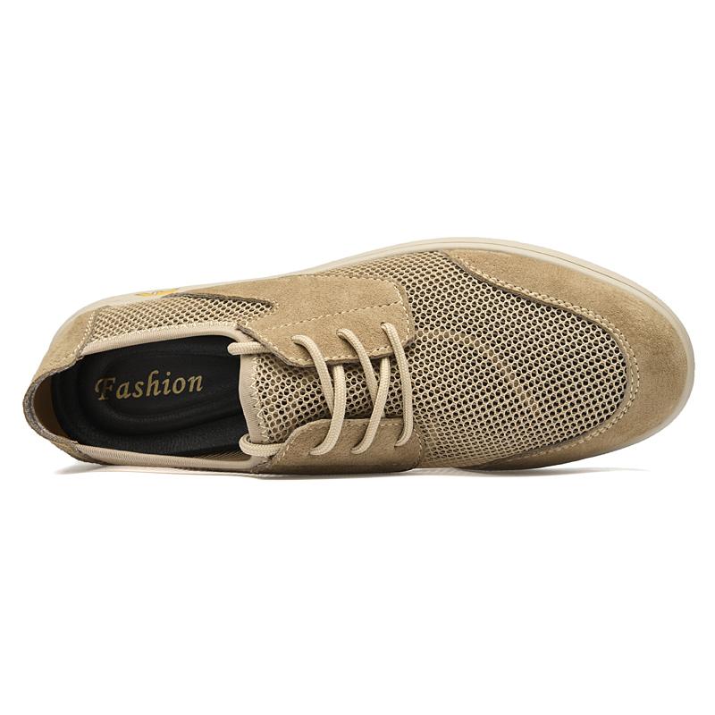 Breathable Mesh Men Casual Shoes Summer Business Men Loafers Comfortable Driving Shoes Moccasins Man Flats Shoes