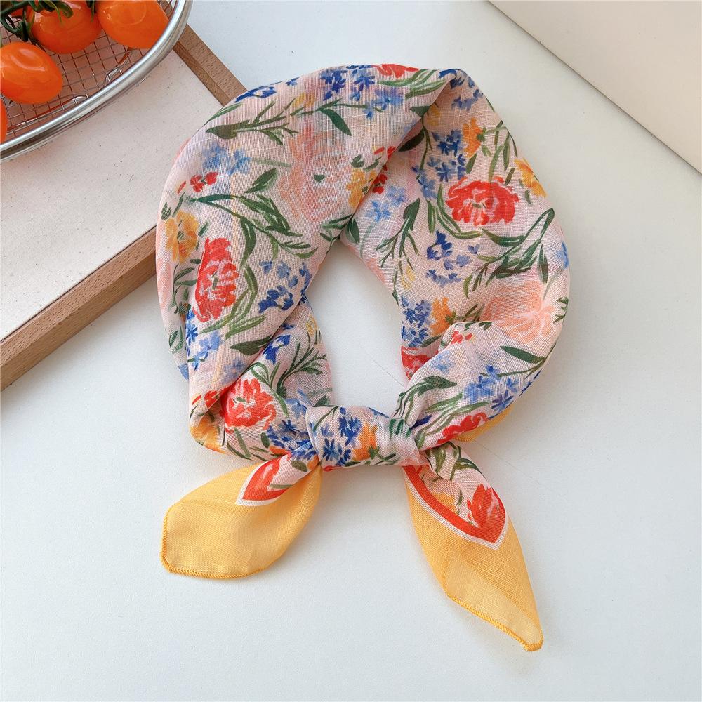 55cm Hair Scarf Cotton Square Scarf Hairband Headband Hairscarf Headscarf Turban Shawl Wrap Bandanas