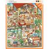 Die-cut Miniature Scene Collection Book DIY Decompression DIY Cabin Scene Toy Visual Stacking Game Stickers Collection Book