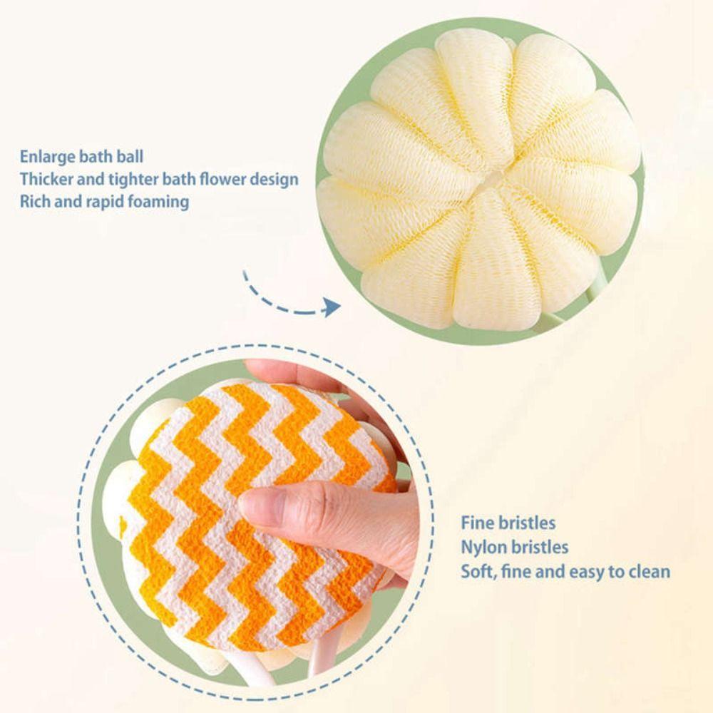 Soft SPA Scrub Long Handle Skin Cleaning Sponge Body Brushes Shower Brush Bath Brush Cleaning Tool