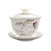 Chinese Handmade Sancai Gaiwan Ceramic Tea Tureen with Lid Bowl Saucer Teacups Teaware Home Decor Kung Fu Porcelanas Tea Cup