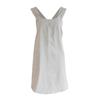 Retro Floral Cotton Linen Apron - Japanese & Korean Style, Comfortable Women's Bib with Printed Logo