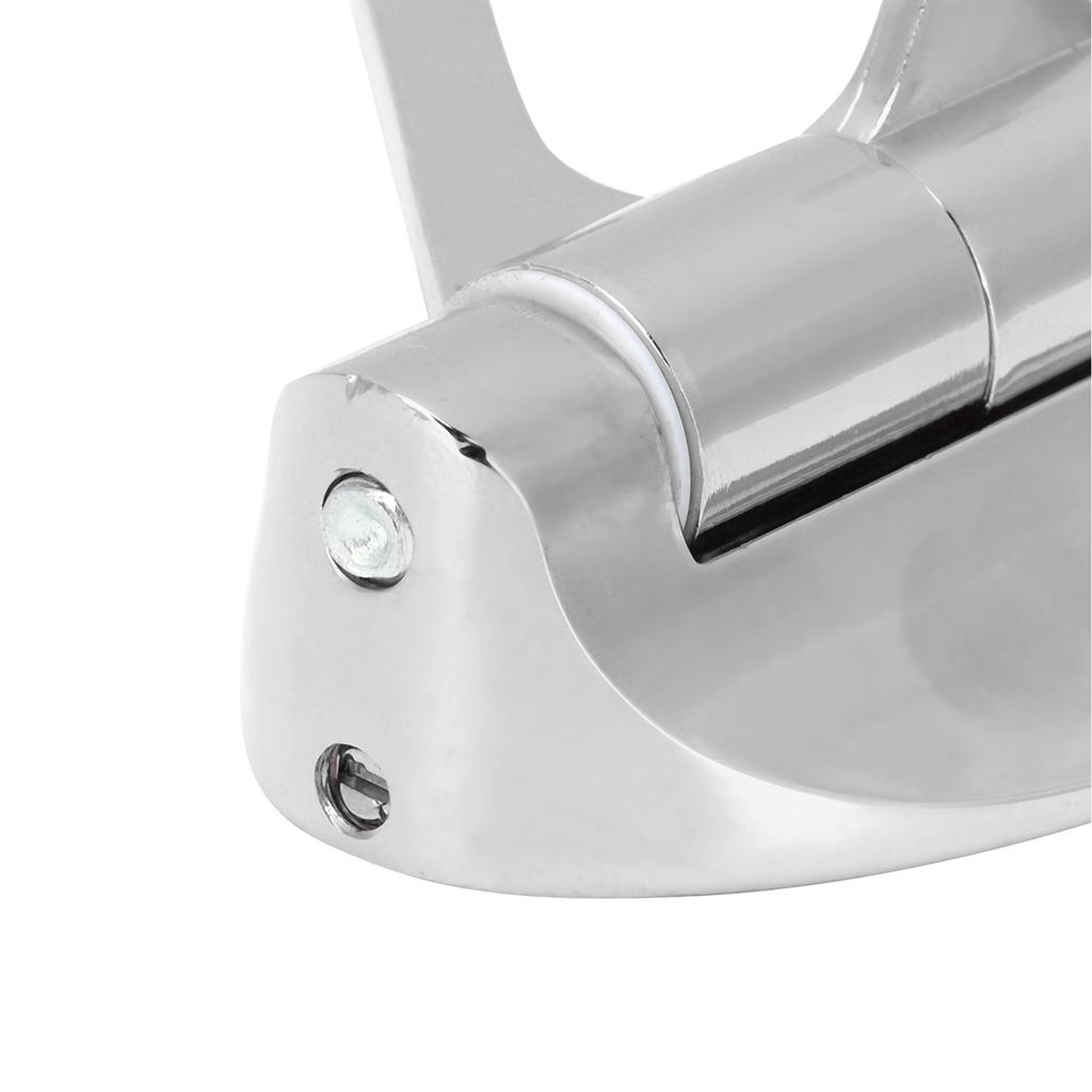 Clothes Hook Wall Mount 180 Degree Foldable Coat Hook Hanger for Home Bathroom Bedroom(ChromePlate )