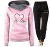 2023 Unisex Printed Sweatshirt Suit: Autumn/Winter Pullover Hoodie Jogging Sportswear