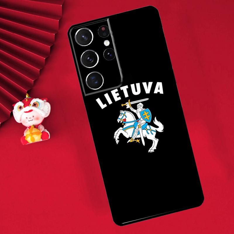 Lithuania Flag Case For Samsung Galaxy S24 S23 Ultra S22 Note 10 Plus Note 20 S9 S10 S21 FE S20 FE Cover
