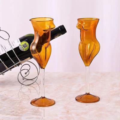 Kreatives Cocktailglas Sexy Damenkörperform Whiskey-Kelch Weingläser Lustiger Bierbecher Für Party Hausbar KTV Nachtclub