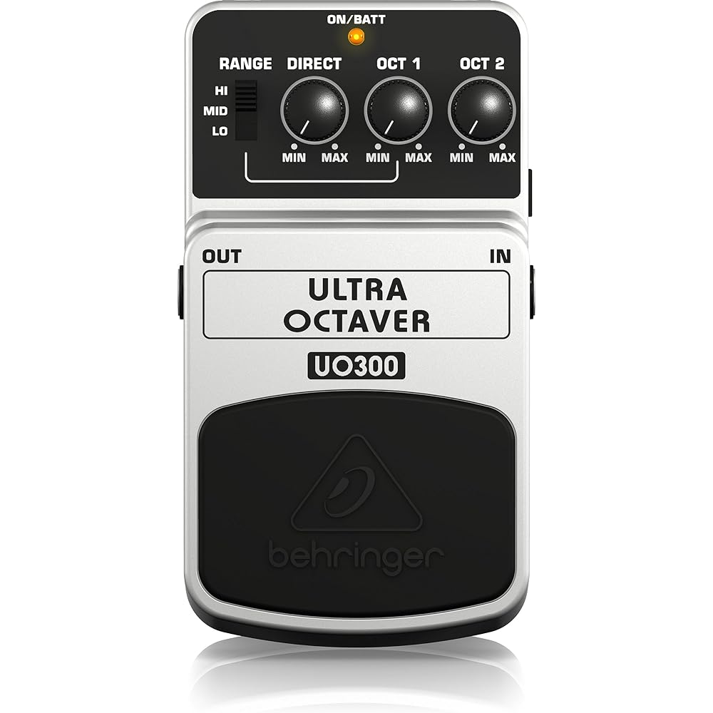 Behringer UO300 Ultra Octaver Guitar Effect Pedal Compact Design, True Bypass, Versatile Sound