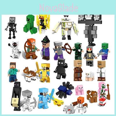 Meine Welt Mini-Figur Bausteine Spielzeugset 29 Kunststoffteile 4,5 cm Höhe