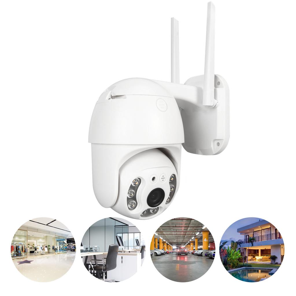 Security Camera 1080P PTZ Wifi IP 2MP 4x Digital Zoom CCTV Wireless Night   Motion Detection Camera for Shop Home