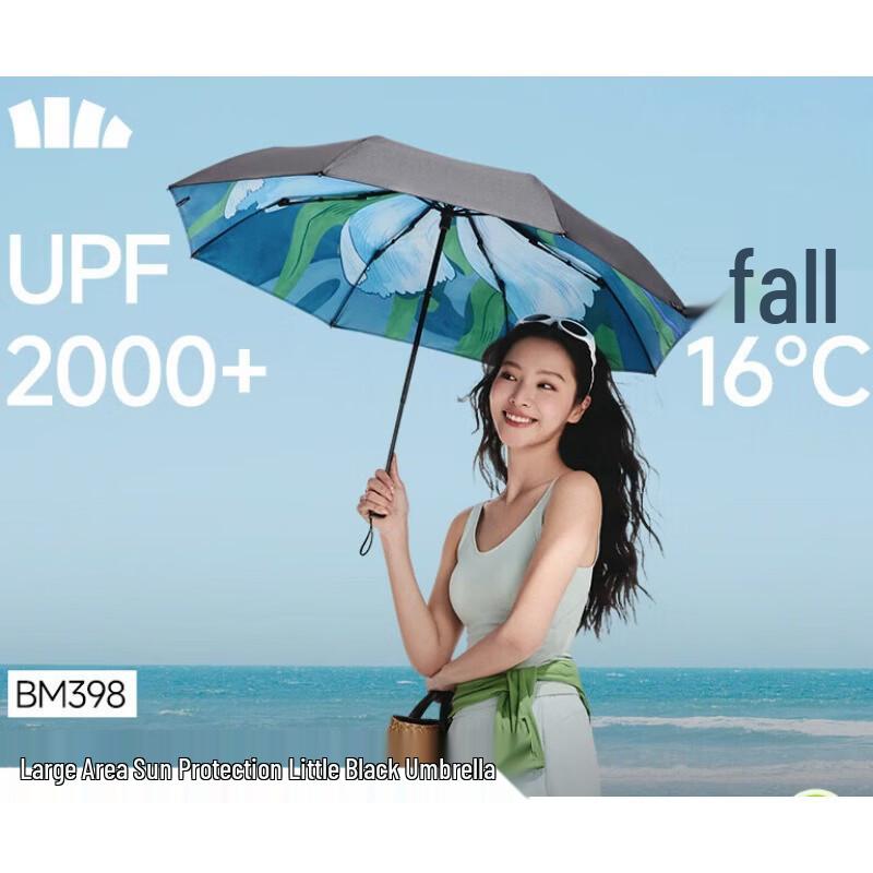 Beneunder Wildflower UV Protection Folding Umbrella