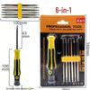 6-in-1 Magnetic Screwdriver Set with Special Shape Bits
