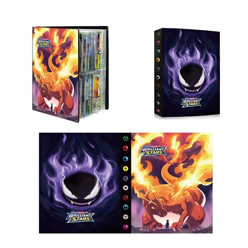 

Новий Charizard Mewtwo Squirtle Тримач Папка Колекційний Тримач Захисник Аніме Картки Зошит Pokemones Альбом 240/540 ШТ Книжка для Карт