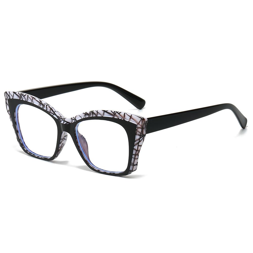 Color Matching Square Anti-Blue Light Flat Mirror Anti-Blue Light Glasses Frame Concave Glasses Frame