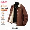 Baleno Men's Winter Sherpa-Lined Corduroy Collared Jacket