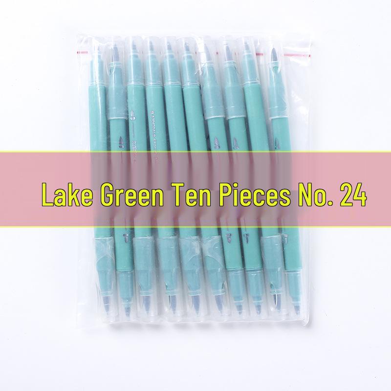 36-Color Double-Ended Soft Tip Washable Watercolor Pens for Primary Students