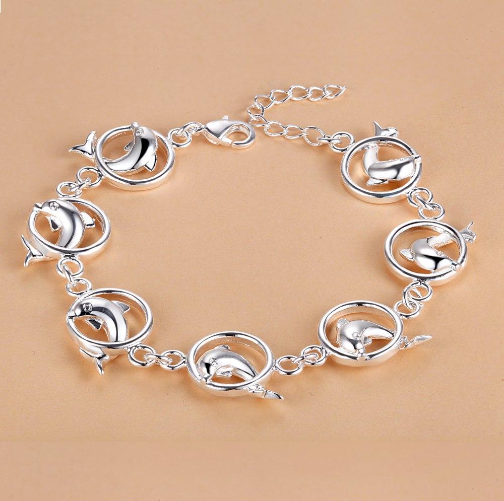 925 Sterling Silver Bracelet Heart High Quality Romance Chain For Woman Men Fashion Engagement Party Wedding Jewelry Gift