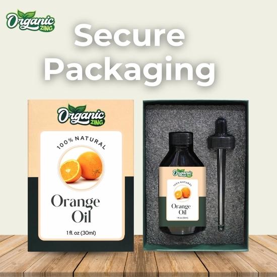 Organic Zing Orange (Citrus X Sinensis) Oil | Pure & Natural Essential Oil for Aroma, Diffusers, Skincare & Hair care- 30ml/1.01fl oz