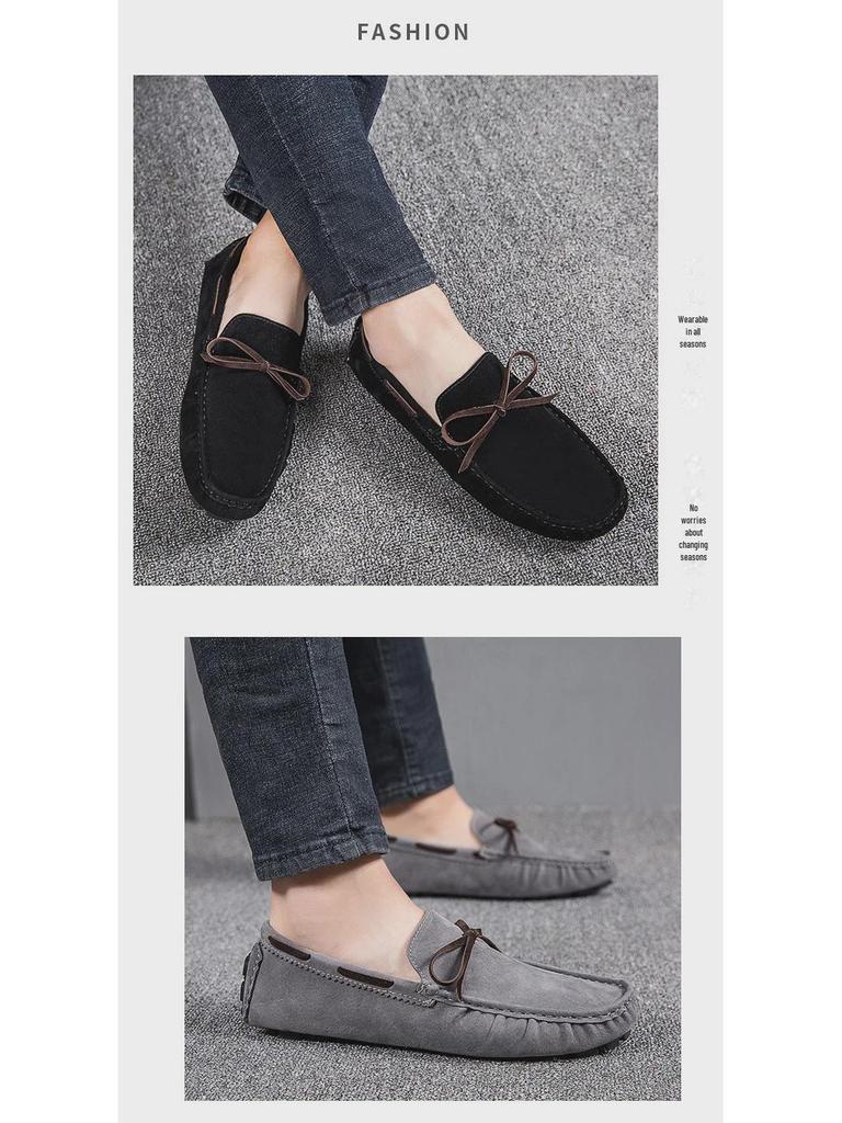 2025 Men's Fashion: Slip-On Casual Toe Shoes - Small to Large Sizes