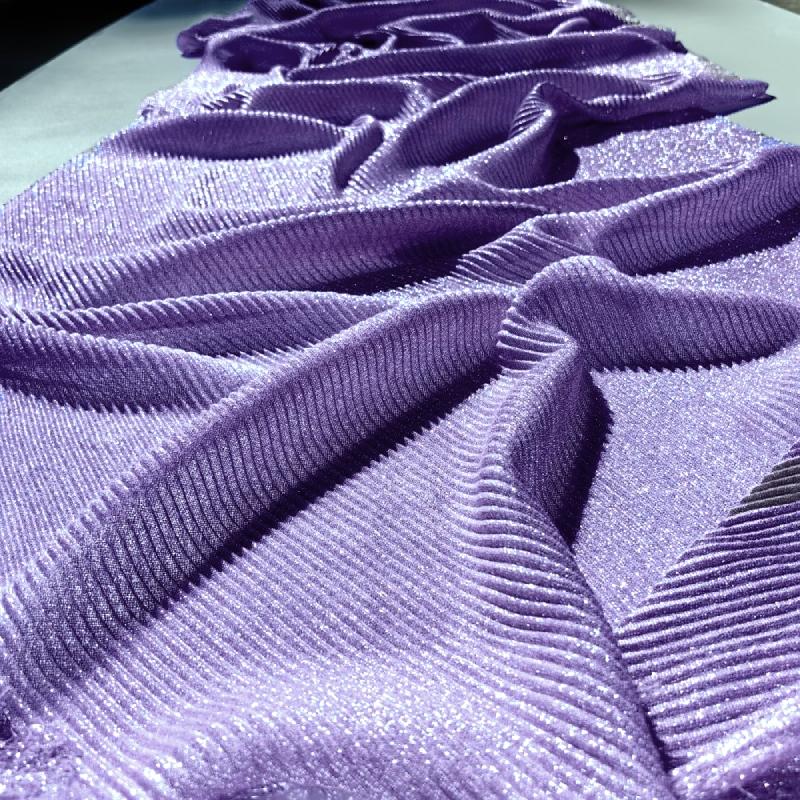 Women's Pleated Scarf Crinkle Cotton Long Muffler Crumpled Shawl Femme Hijab Golden Thread Shimmer Muslim Hijab