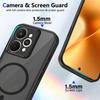 Phone Case for Realme 15 Pro 15T 15X Magnetic Wireless Charging TPU Frame Plastic Matte Back Cover
