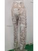 2025 New Style Spring/Summer Women's High-Waisted Printed Casual Long Pants