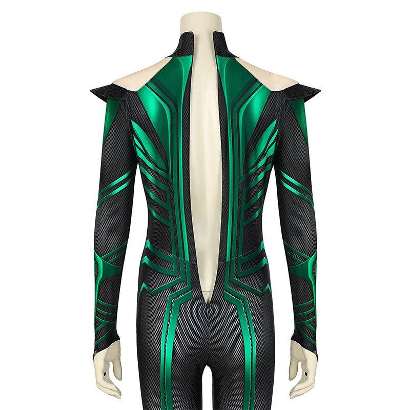 Thor 3 Hela cos costume villain same style Ragnarok death goddess one-piece tight costume