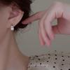 2023 Geometric Pearl Stud Earrings: Trendy, Niche Design for Women