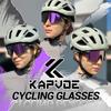 Kapvoe Cycling Glasses Running Sunglasses MTB Riding Skating UV400 Fishing Goggles Man Woman Bike Bicycle Eyewear New 2026