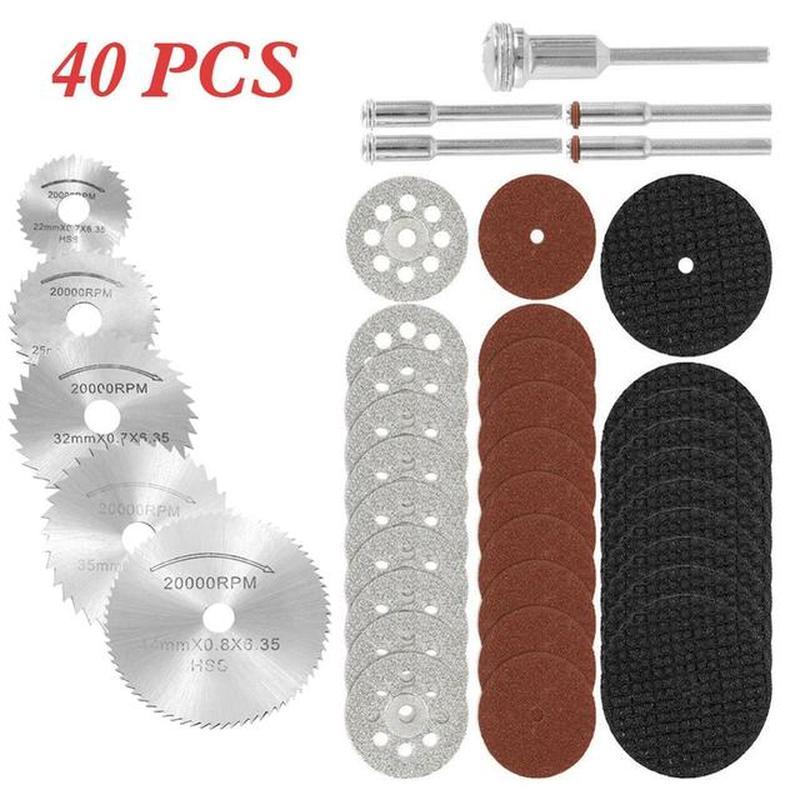 Diamond Cutting Discs Metal Saw Blade Set HSS Mini Circular Saw Blade For Rotary Tools Resin Cut-Off Wheels Diamond