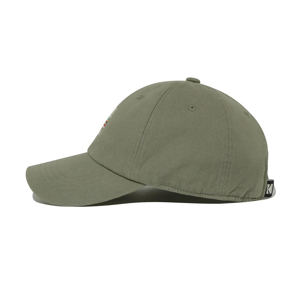 KODAK Signature Fit Rainbow Embroidered Ball Cap Khaki