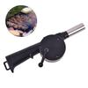 Ventilador de Barbacoa Duradero Negro Herramientas de Fuelles para Fuego de Parrilla BBQ Senderismo Soplador de Aire Manual al Manivela Exterior