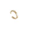 Open-ring Women's High-end Luxury Finger Ring with Unique Design for Small-scale Hand Accessories.