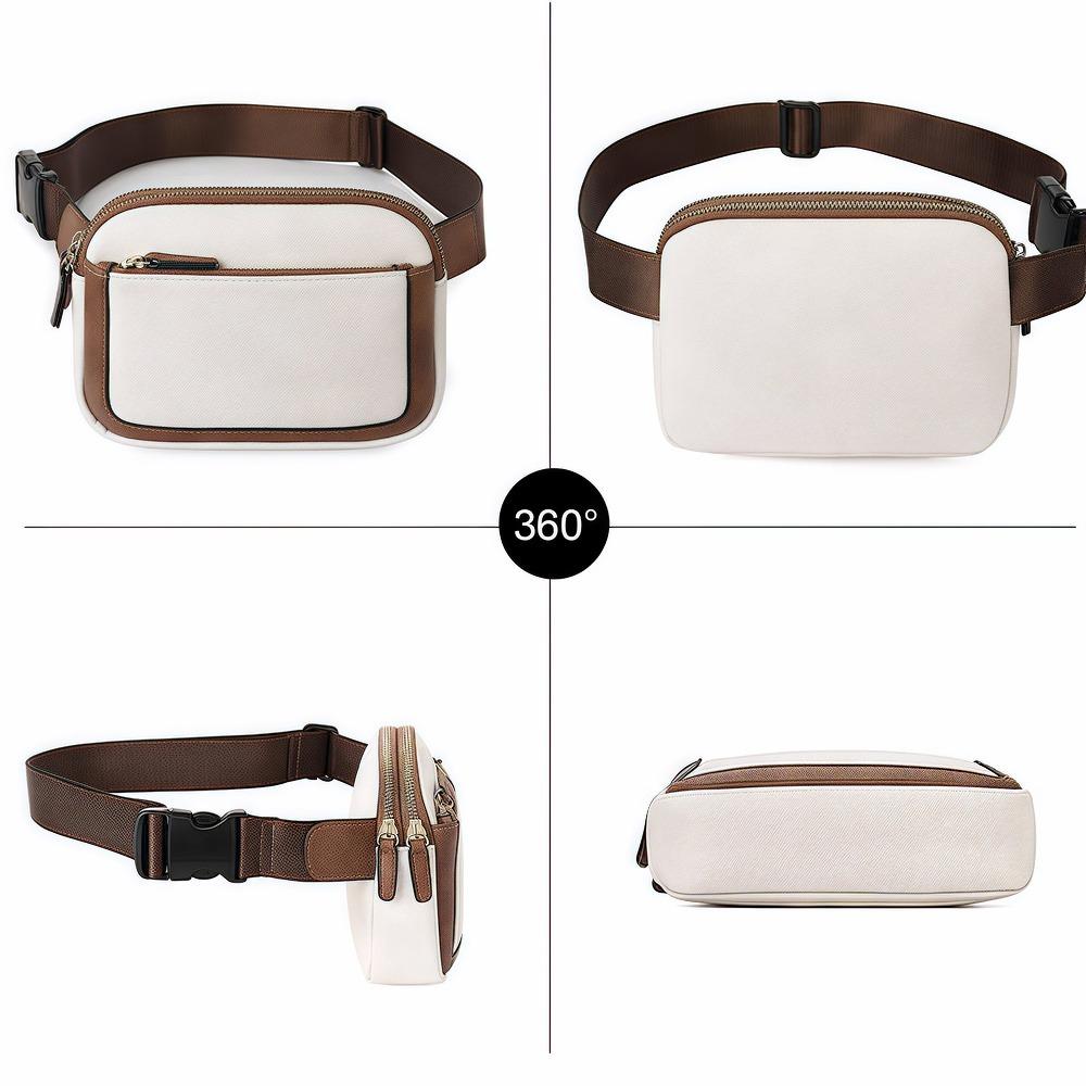 Women's lightweight mini waist bag and crossbody bag, suitable for running, traveling, hiking, and gym use.zwq