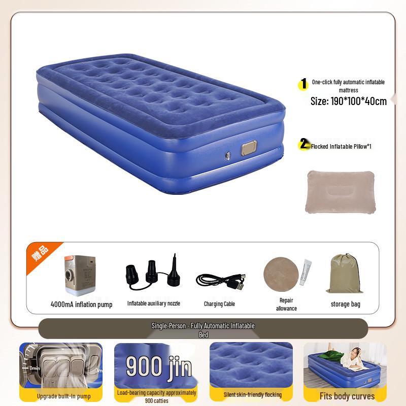 Automatic Inflatable Camping Mattress for Outdoor Travel and Tent Use