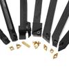 21pcs/Set 8/12/16mm Shank 45HRC Lathe Boring Bar Turning Tool Holder Set with Carbide Inserts for Semi-finish Machine Tool Sets