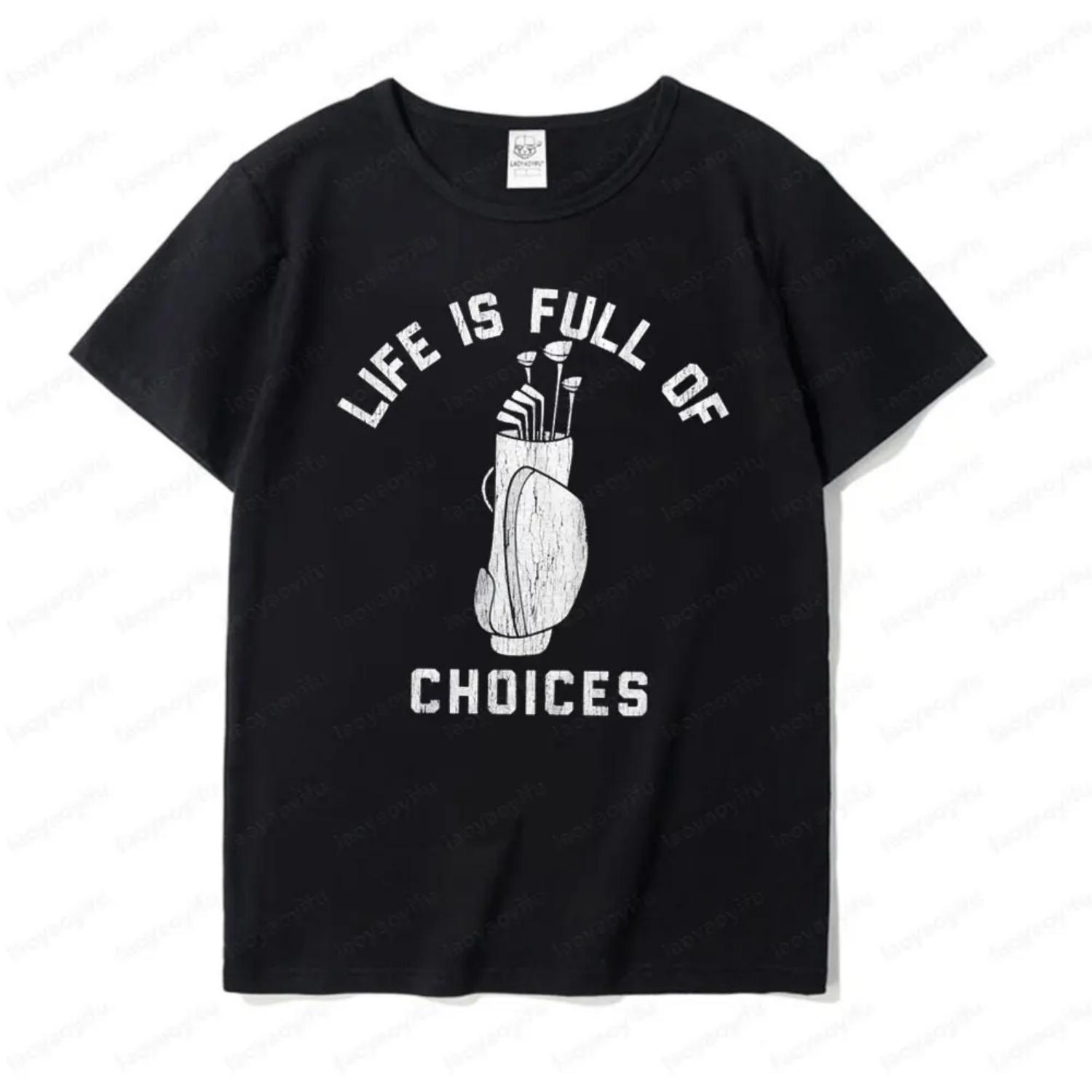 

Choose Interesting Printed Patterns for Golf Clubs Tee Tops Golf Enthusiast Men Daily Life Casual Summer Round Neck Short Sleeve XXXXXL чорний