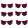 Bachelorette Party Sunglasses Bride To Be Bridesmaid Gift Wedding Bridal Shower Decor Black White Square Heart Shaped Glasses