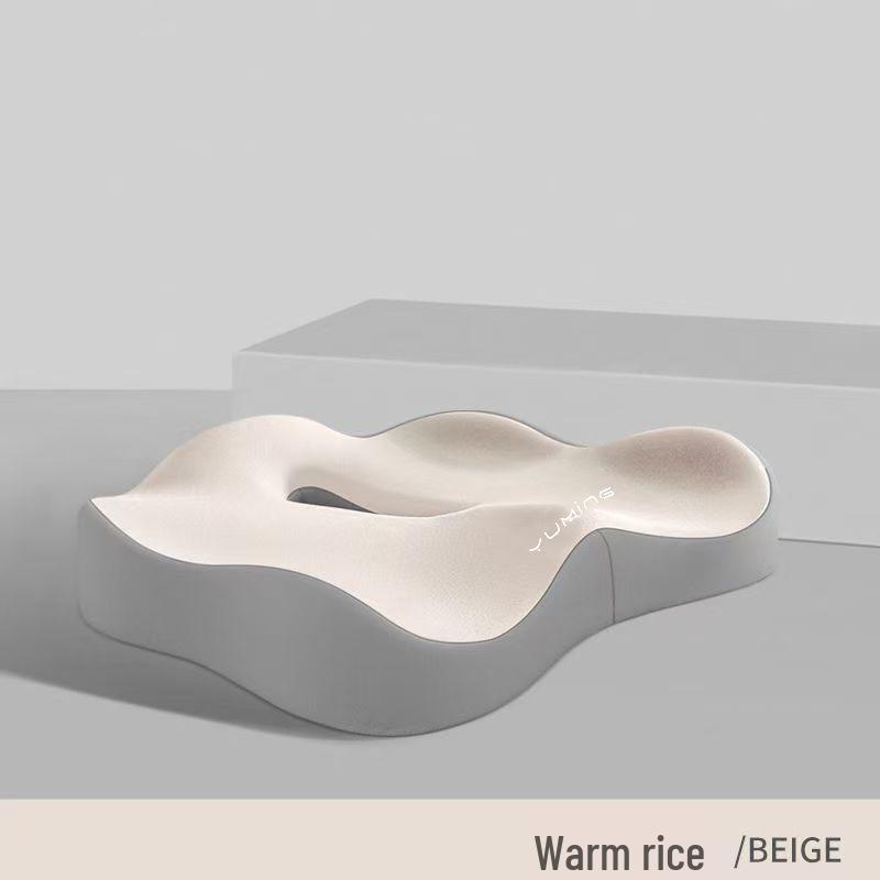 

Memory Foam Tailbone Pressure Relief Office Cushion: Comfortable Support for Beautiful Hips, Suitable for All Seasons.