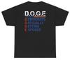 DOGE Democrats Officially Getting Exposed TShirt Funny Republican Elon Humor Tee