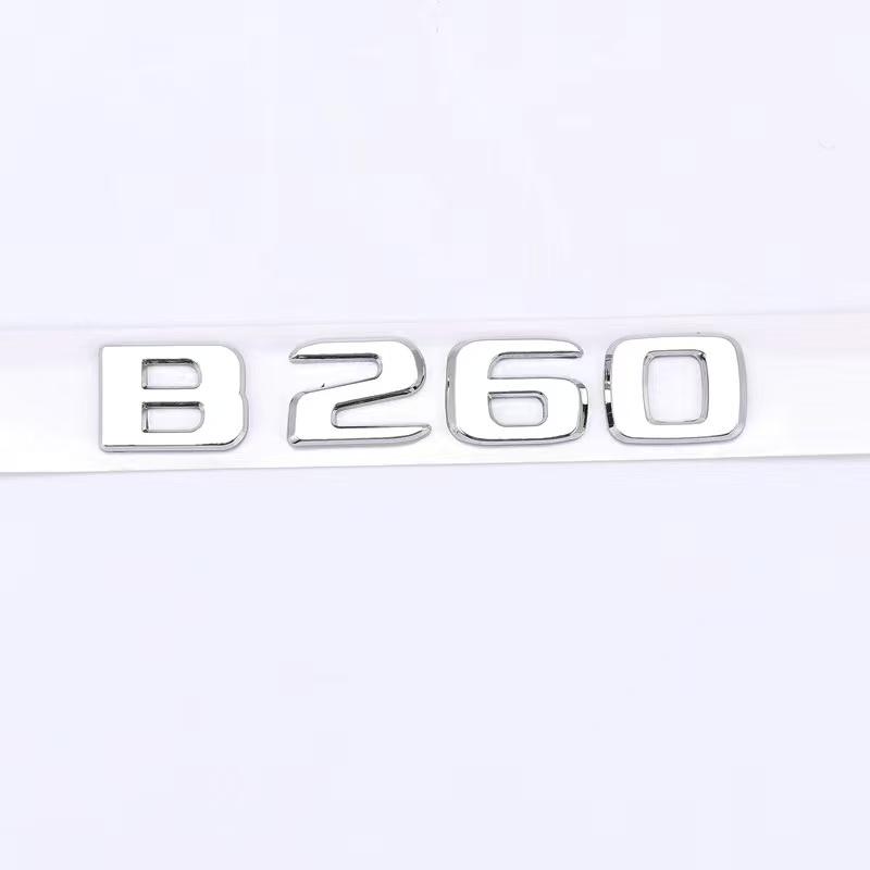 

Gloss Black Rear Trunk Emblem Badge For Mercedes-Benz B180 B200 B220 B260 3D Logo Sticker Replacement Car Styling Accessories