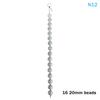 Crystal Glass Anal Massager Beads Inserted Plug BDSM Erotic Pull Beads Vaginal Balls Butt Plug Toys for Sensual Exploration